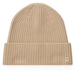 Czapka Tommy Hilfiger Th Cashmere AW0AW17772 Beżowy