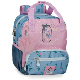 Enso We Love Flowers Kleine, Rosa, plecak 28