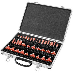 GRAPHITE Zestaw frezów 56H240 (35 szt.) Zyskaj