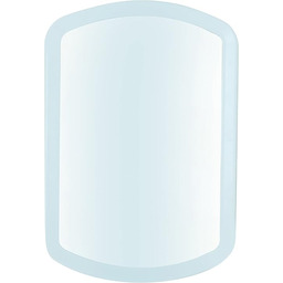 MSV lustro ścienne, srebrne, 30 x 20 x