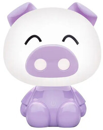 Lampa stołowa PIG FIOLETOWA/PURPLE KDR-603B-PE - Zuma Line