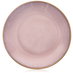 Talerz deserowy ceramiczny różowy GLAZE 20,5 cm