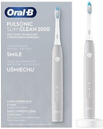 Szczoteczka soniczna ORAL-B Pulsonic Slim Clean 2000 szara