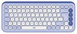 Logitech POP Icon Keys Fioletowy Klawiatura membranowa