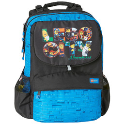 Plecak szkolny dla chłopca, LEGO City, czarny, LEGO