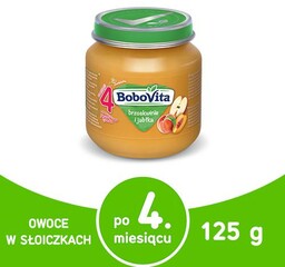 BoboVita deserek Brzoskwinie i jabłka, 125 g