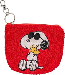 DISNEY Peanuts Snoopy czerwono-biała torebka brelok, Czerwony, biały