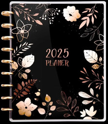 Planer 2025 tygodniowy czarny - Zanotuj Mnie