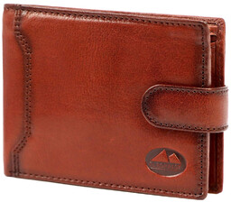 Pojemny Skórzany męski portfel EL FORREST z RFID