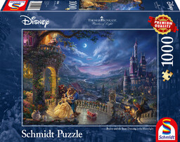 Schmidt, puzzle, Thomas Kinkade, Piękna i Bestia, 1000