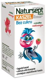 Natursept Med Kaszel Bez cukru Lizaki o smaku