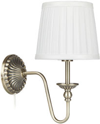 Markslojd kinkiet lampa ścienna biały Bloomsbury 107329 abażur
