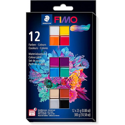 Staedtler Fimo Professional Masa Modelarska, Basic, 12 Sztuk