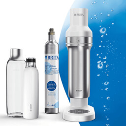 Saturator do przygotowywania wody gazowanej BRITA sodaTRIO Biały