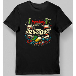 Koszulka legendarny szwagier czarna M