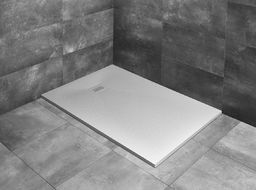Radaway brodzik z konglomeratu Kyntos F biały 180x80