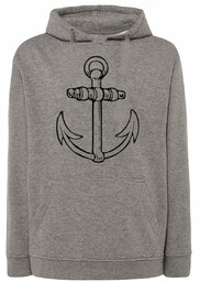 Bluza męska marynarski nadruk KOTWICA r.3XL