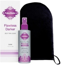 Fake Bake Flawless Darker Samoopalacz +Rękawica 2 szt