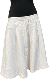 HOBBS Spódnica Midi Wygodna Stylowa Elegancka Biała Rozmiar
