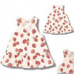 Sukienka Dla Dziewczynki Truskawka Niemowlak Truskawka Sukieneczka r.