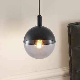 Lucande Dustian lampa wisząca, szklana kula