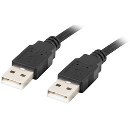LANBERG Kabel USB-A - USB-A CA-USBA-20CU-0018-BK 1.8 m