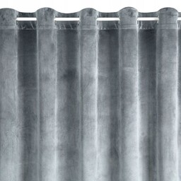 Zasłona półzaciemniające kółka 215x250 Melanie Srebrny