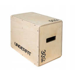 Skrzynia plyometryczna Underfit drewniana 50 x 40 x