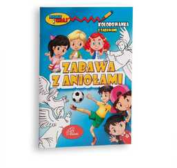 Zabawa z aniołami Kolorowanka z zabawami