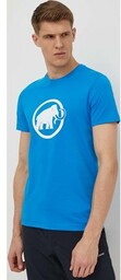 Mammut t-shirt sportowy Core kolor niebieski
