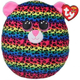 Ty Squish-a-Boos wielokolorowy lampart - DOTTY, 30 cm