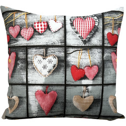 Poszewka z nadrukiem w serca JMD-270