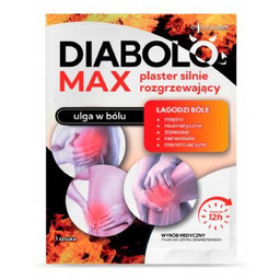 DIATHER Diabolo Max Plaster silnie rozgrzewający, 1 szt.