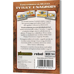 Terraformacja Marsa: Tytuły i nagrody, gra planszowa, Rebel