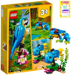 LEGO KLOCKI CREATOR EGZOTYCZNA PAPUGA 3w1 - 31136