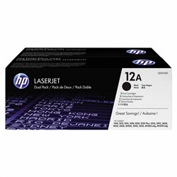 Zestaw dwóch tonerów HP 12A do LaserJet 1010/1012/1015