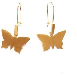 Kolczyki - Gold butterfly