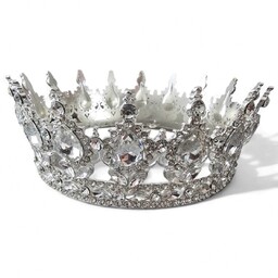 Tiara, Diadem Ślubny, Korona Ślubna, Królewska, Srebrna