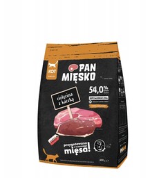Sucha karma dla kota, Pan Mięsko Karma Cielęcina