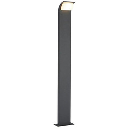 Zewnętrzna Lampa Lucande, Tinna, czarny, taras, aluminium, nowoczesny