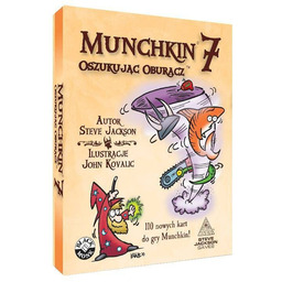 Munchkin 7 Oszukując oburącz Dodatek, gra planszowa,Black Monk