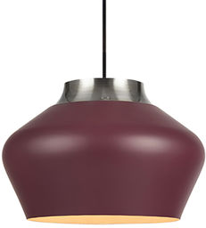 Markslojd lampa wisząca Kom 31 cm burgundowy 107381