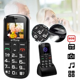 Telefon Komórkowy Dla Seniorów Bez Umowy, Dual Sim,