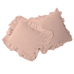 Darymex Komplet 2 szt. poszewek bawełnianych 40x40 Różowa