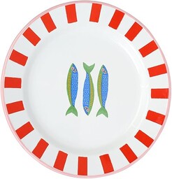 Talking Tables Bon Appetit Ręcznie wykonany talerz emaliowany