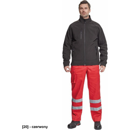 CHITRA SOFTSHELL - kurtka - czerwony S