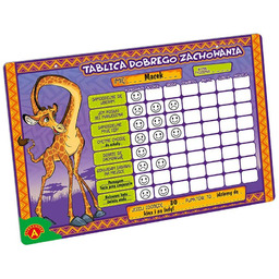 Tablica dobrego zachowania mala