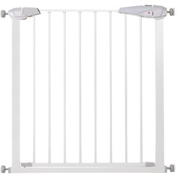 Barierka na schody cm bramka rozporowa, zabezpieczająca biała