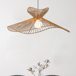 Lampa Wisząca COREP, Sahara, ściemnialny, beżowy, salon, papier
