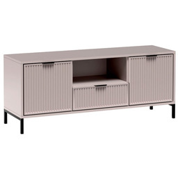 Szafka RTV frezowana LS-3 / Cashmere OUTLET